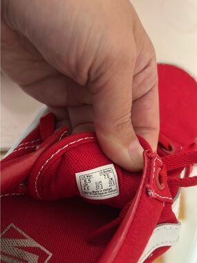 Red Canvas Sneakers - Classic Casual Shoe